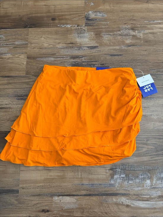 JoyLab Dresses & Skirts - Tame Tangerine Ruffle High Rise Skort
